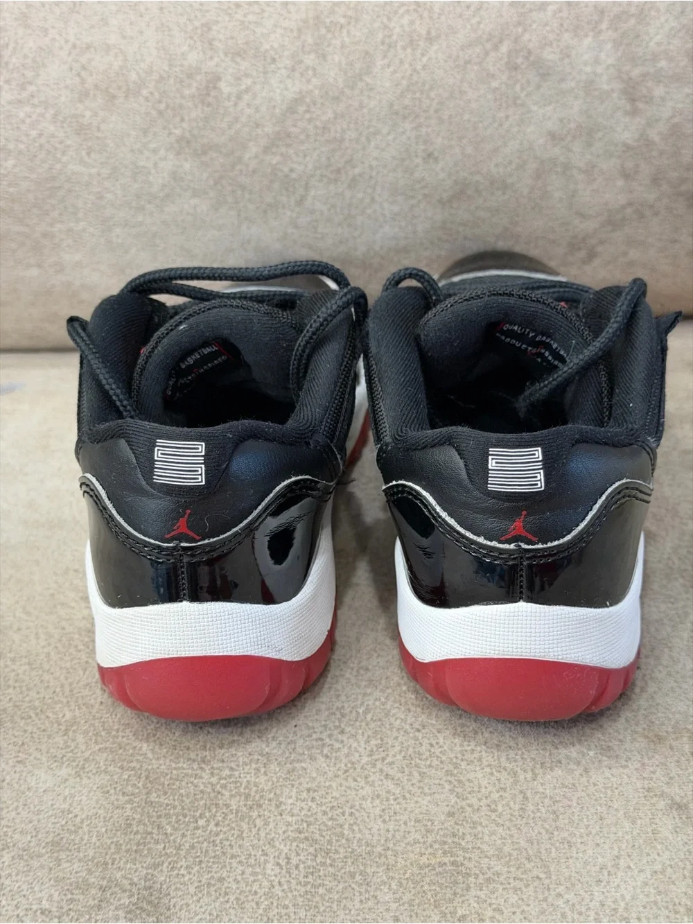 Air Jordan 11 Retro Low Bred 2025 Kids Size 2Y FV5116-006